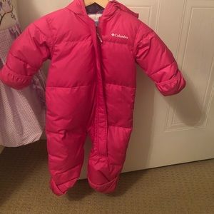 Columbia one piece snowsuit